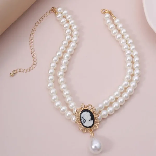 Layered Pearl Choker - Image 4