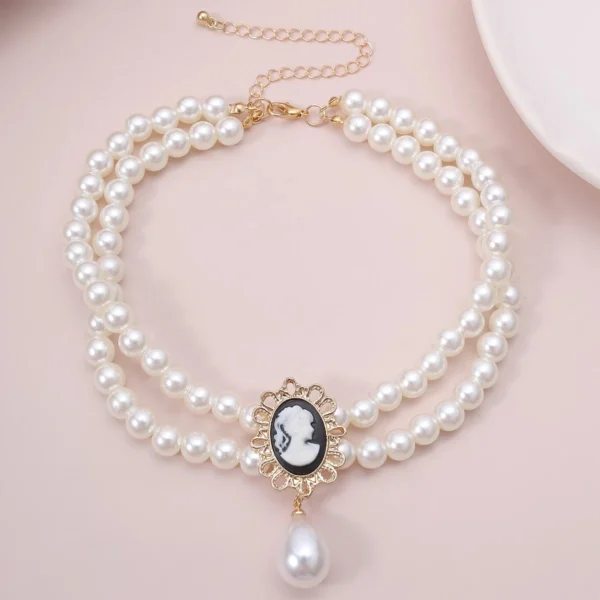 Layered Pearl Choker - Image 2