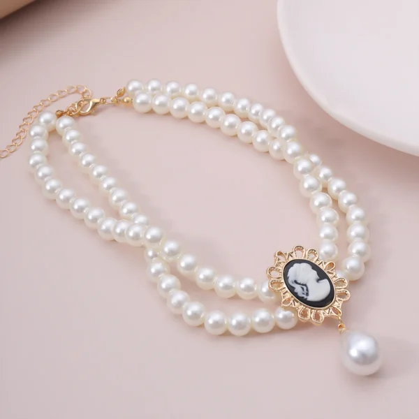 Layered Pearl Choker - Image 3